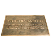 Custom Brass Plates: Engraving & Antique Finishing